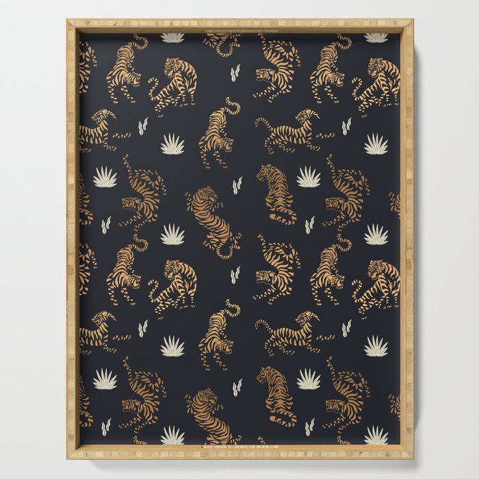 Golden Tigers Serving Tray Gallery Image 1
