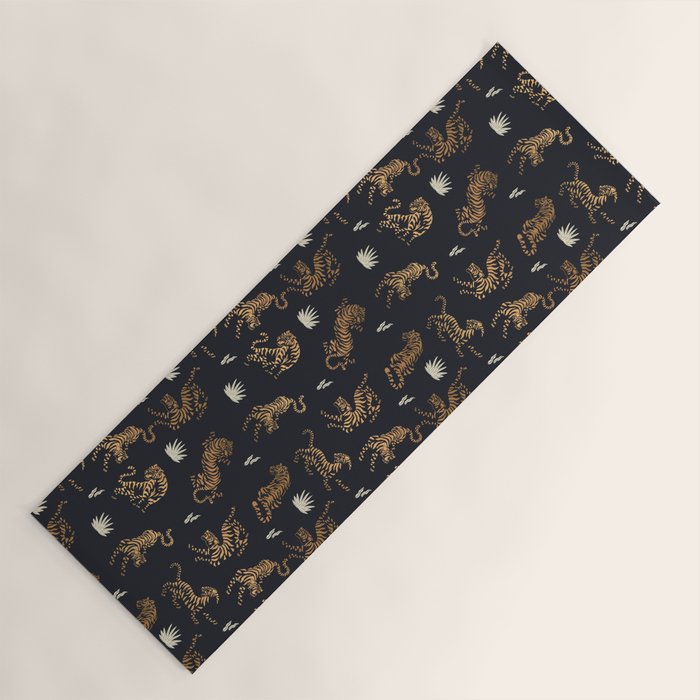 Golden Tigers Yoga Mat Gallery Image 1