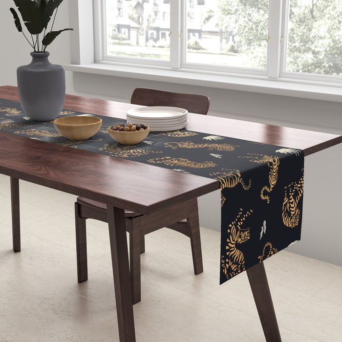 Golden Tigers Table Runner Gallery Image 2