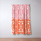 Greco Labyrinth Pattern Window Curtain Gallery Image 3