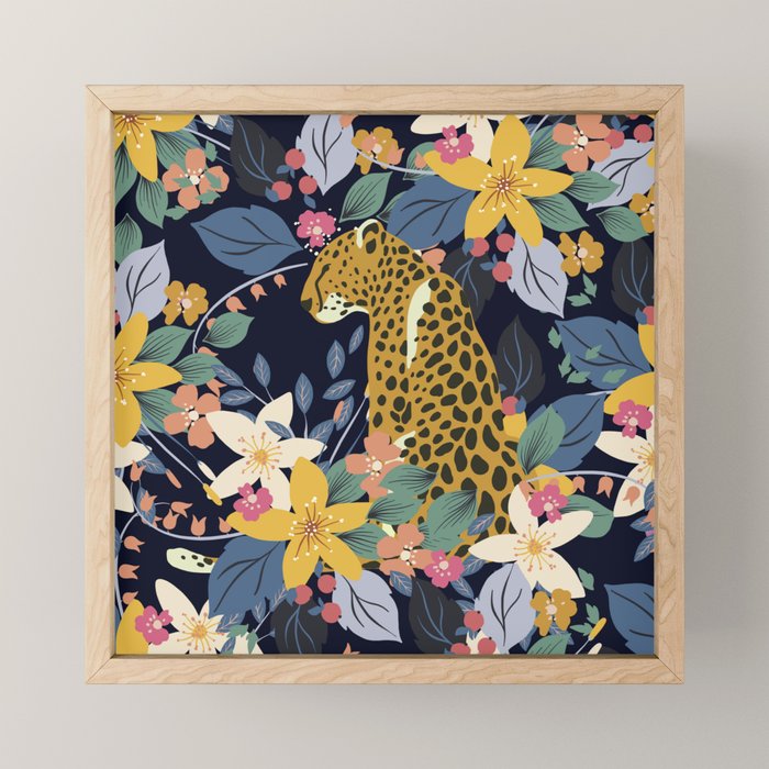 Ziggy Cheetah Prints Mini Art Print Gallery Image 1