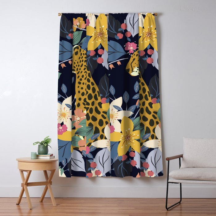 Ziggy Cheetah Prints Window Curtain Gallery Image 5