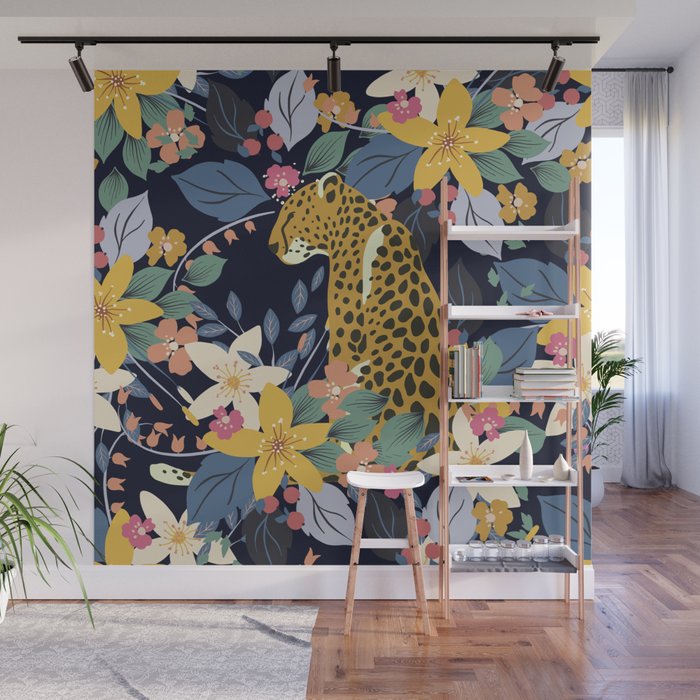 Ziggy Cheetah Prints Wall Mural Gallery Image 1