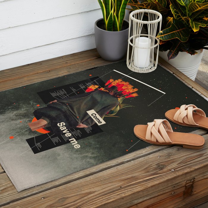 Save Me Outdoor Rug Gallery Image 2
