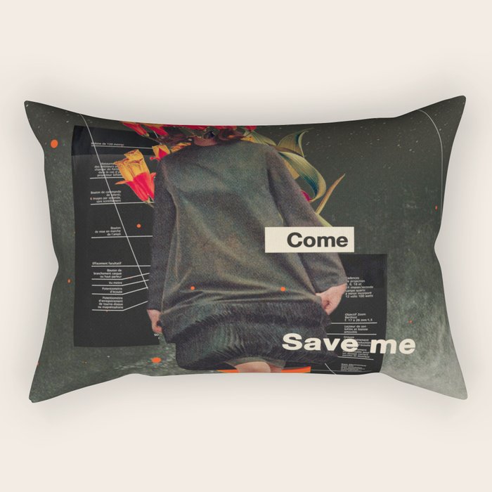 Save Me Rectangular Pillow Gallery Image 2