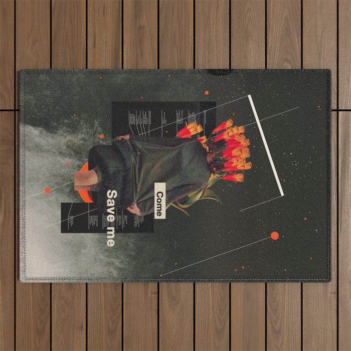 Save Me Outdoor Rug Gallery Image 1