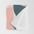 Mid Century Geometric 23B Throw Blanket Gallery Image 3