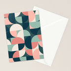 Mid Century Geometric 23B Stationery Card Gallery Image 2