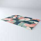 Mid Century Geometric 23B Rug Gallery Image 3