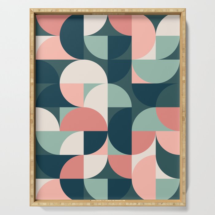Mid Century Geometric 23B Serving Tray Gallery Image 1