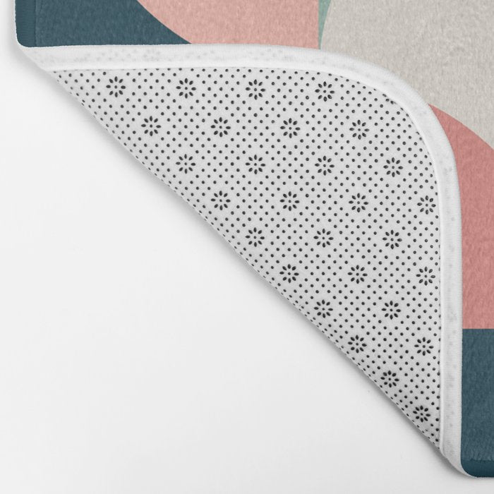 Mid Century Geometric 23B Bath Mat Gallery Image 2