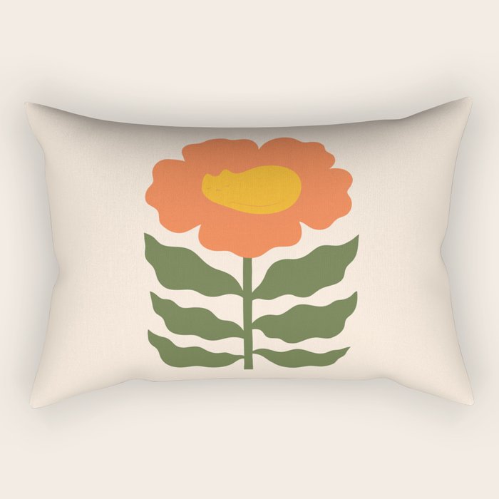 Cat and Plant 60 Rectangular Pillow Gallery Image 2