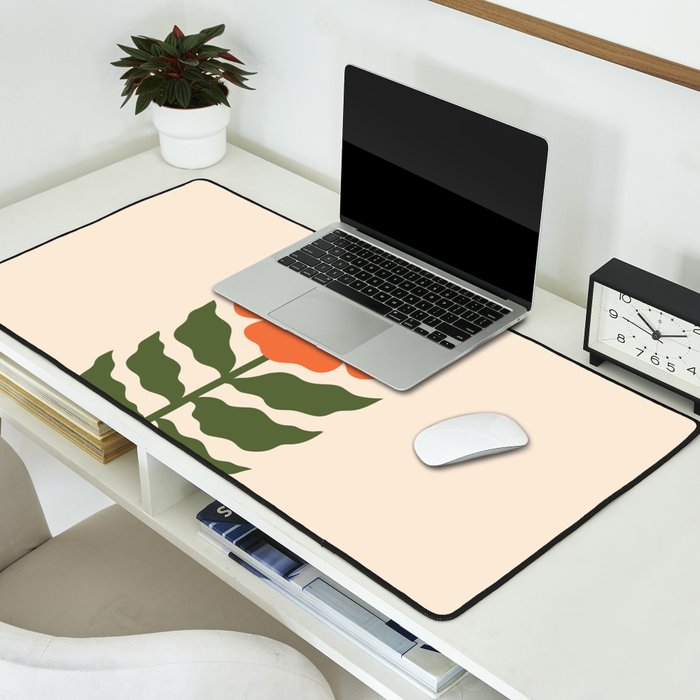 Cat and Plant 60 Desk Mat Gallery Image 2