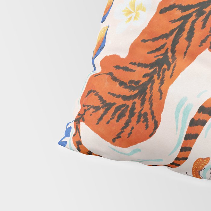 Tiger Swim Pillow Sham Gallery Image 4