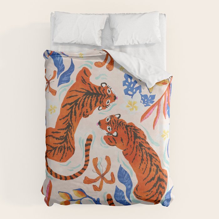 Tiger Swim Duvet Cover Gallery Image 6