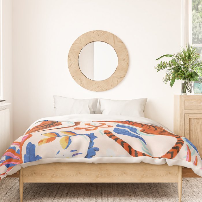 Tiger Swim Duvet Cover Gallery Image 3