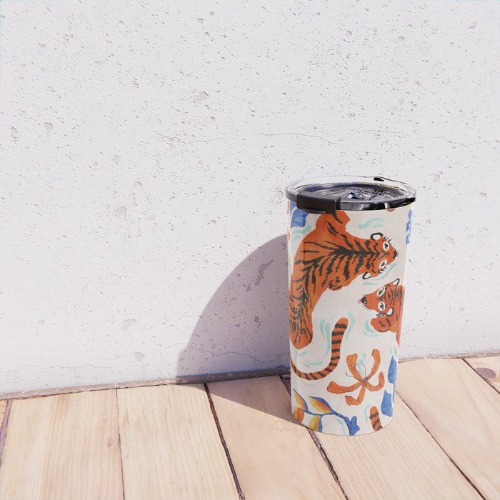Tiger Swim Travel Mug Gallery Image 4