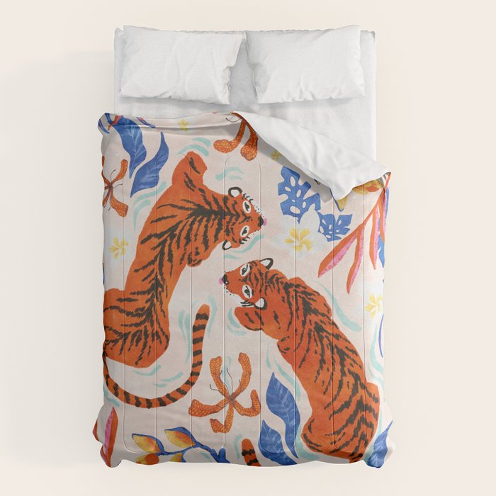 Tiger Swim Comforter Gallery Image 6