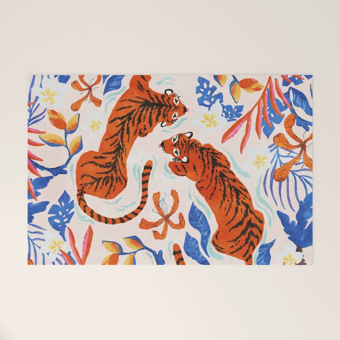 Tiger Swim Welcome Mat Gallery Image 1