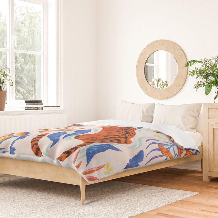 Tiger Swim Duvet Cover Gallery Image 2