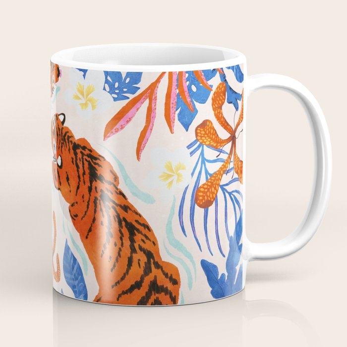 Tiger Swim Coffee Mug Gallery Image 1