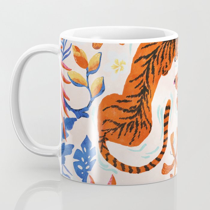 Tiger Swim Coffee Mug Gallery Image 3