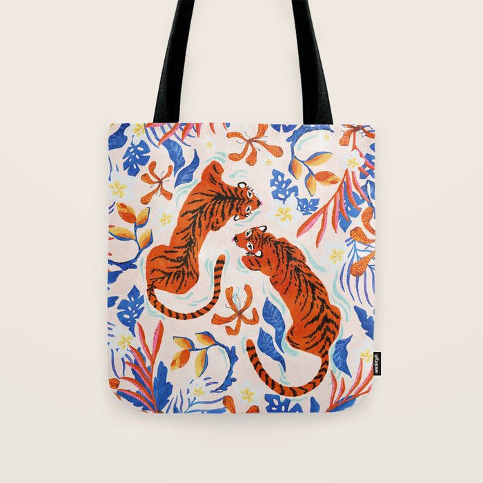 Tiger Swim Tote Bag Gallery Image 1