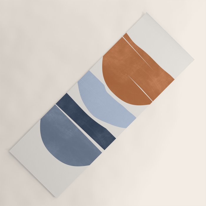Modern Abstract Minimal Shapes 219 Yoga Mat Gallery Image 1