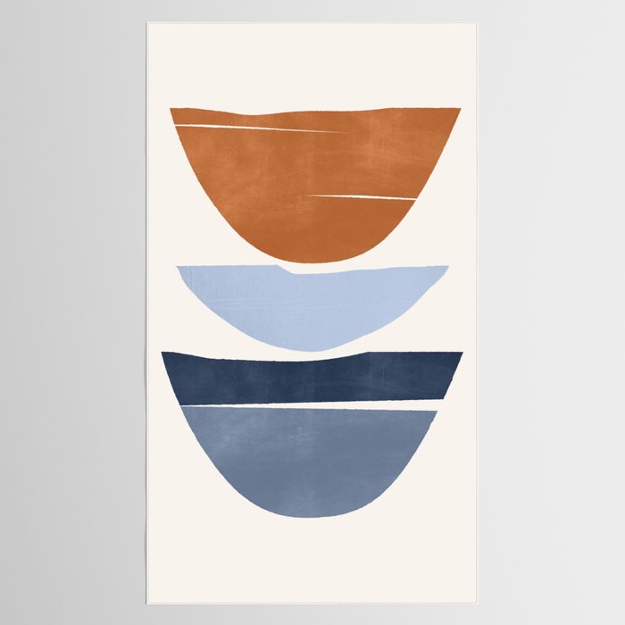 Modern Abstract Minimal Shapes 219 Tablecloth Gallery Image 2