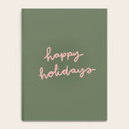 Happy Holidays Green & Pink Notebook Gallery Image 4