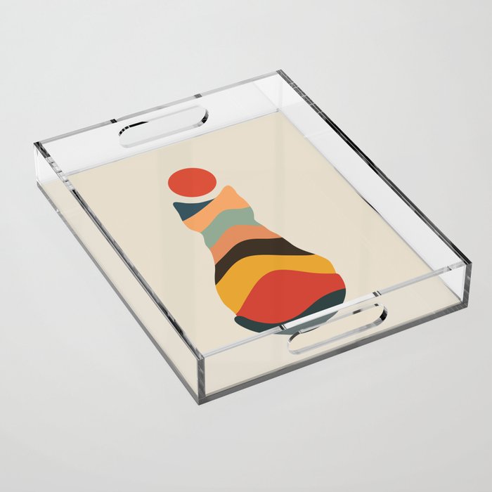 Cat Landscape 148 Acrylic Tray Gallery Image 1