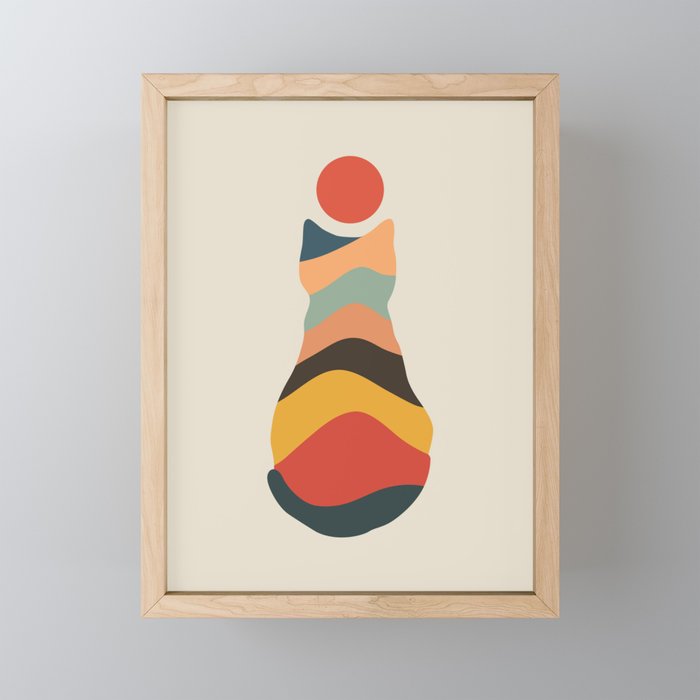 Cat Landscape 148 Mini Art Print Gallery Image 1