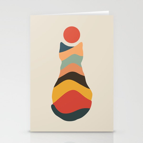 Cat Landscape 148 Stationery Card Gallery Image 1