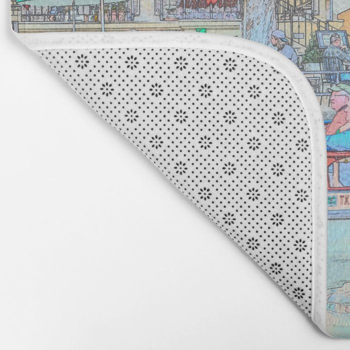 Ride Down The River - San Antonio, Texas Bath Mat Gallery Image 2