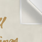 Do Small Things With Great Love - Brush Script Typography Quote - Gold Wall Tapestry Gallery Image 3