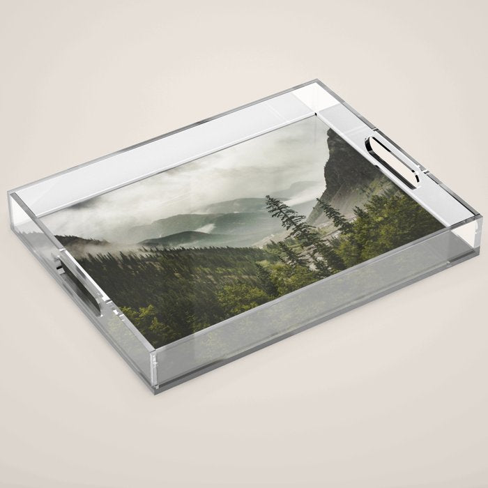 Mountain Valley of Forever Acrylic Tray Gallery Image 1
