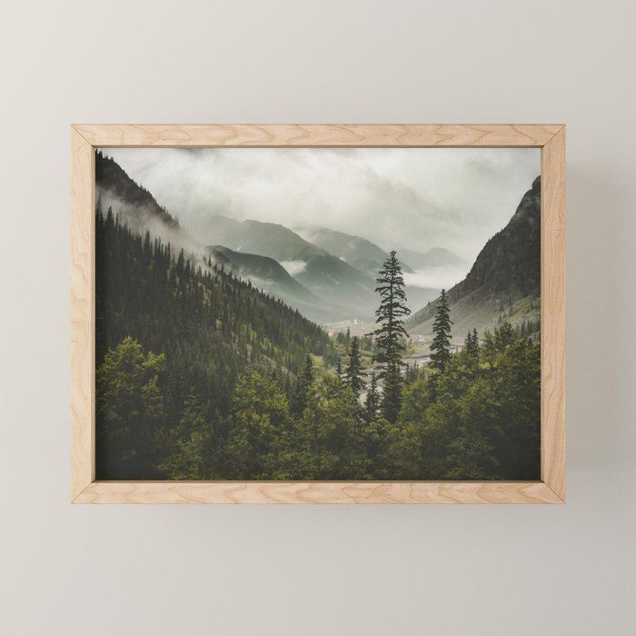 Mountain Valley of Forever Mini Art Print Gallery Image 1