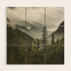 Mountain Valley of Forever Wood Wall Art Gallery Image 1