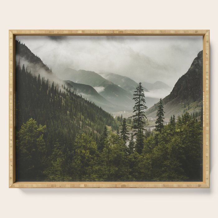 Mountain Valley of Forever Serving Tray Gallery Image 1