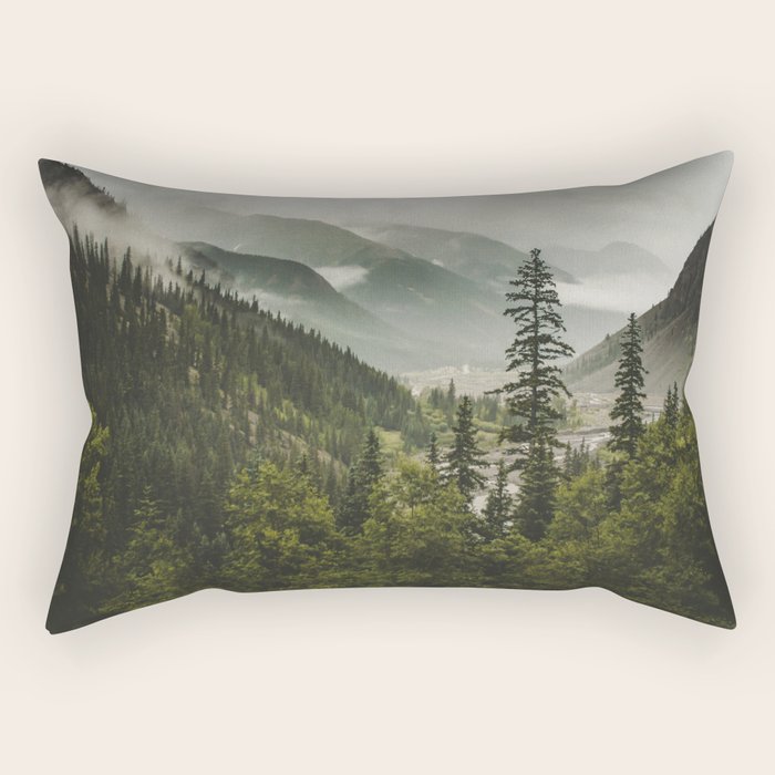 Mountain Valley of Forever Rectangular Pillow Gallery Image 1