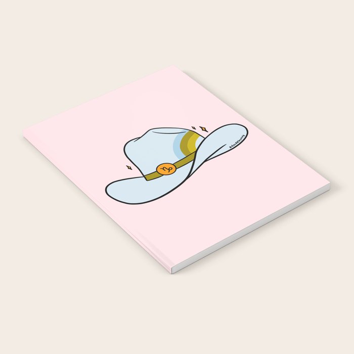 Capricorn Cowboy Hat Notebook Gallery Image 1