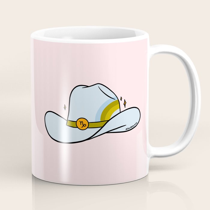 Capricorn Cowboy Hat Coffee Mug Gallery Image 1