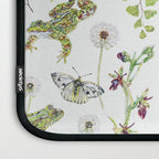 Spring Frogs and Orchids - Light Green Laptop Sleeve Gallery Image 3