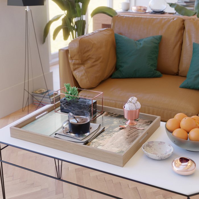 Coastal Life #1 - New England travel photograph - sea and nature art Serving Tray Gallery Image 2