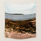 Coastal Life #1 - New England travel photograph - sea and nature art Wall Tapestry Gallery Image 4