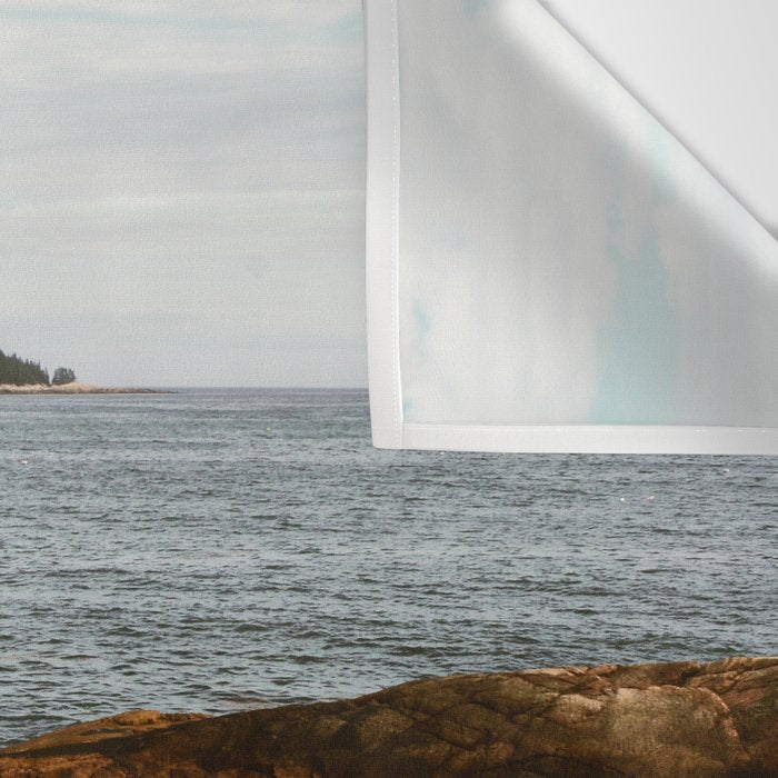 Coastal Life #1 - New England travel photograph - sea and nature art Wall Tapestry Gallery Image 3