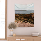 Coastal Life #1 - New England travel photograph - sea and nature art Wall Tapestry Gallery Image 2