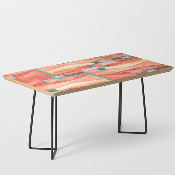 Abstract Desert Landscape Watercolor Coffee Table Gallery Image 1