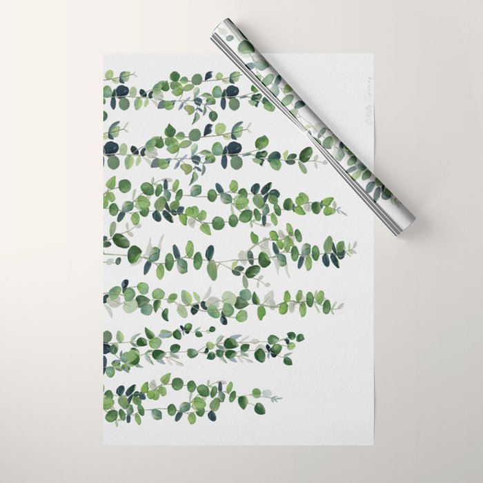 Eucalyptus Garland  Wrapping Paper Gallery Image 1