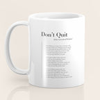 Donât Quit by John Greenleaf Whittier Coffee Mug Gallery Image 3